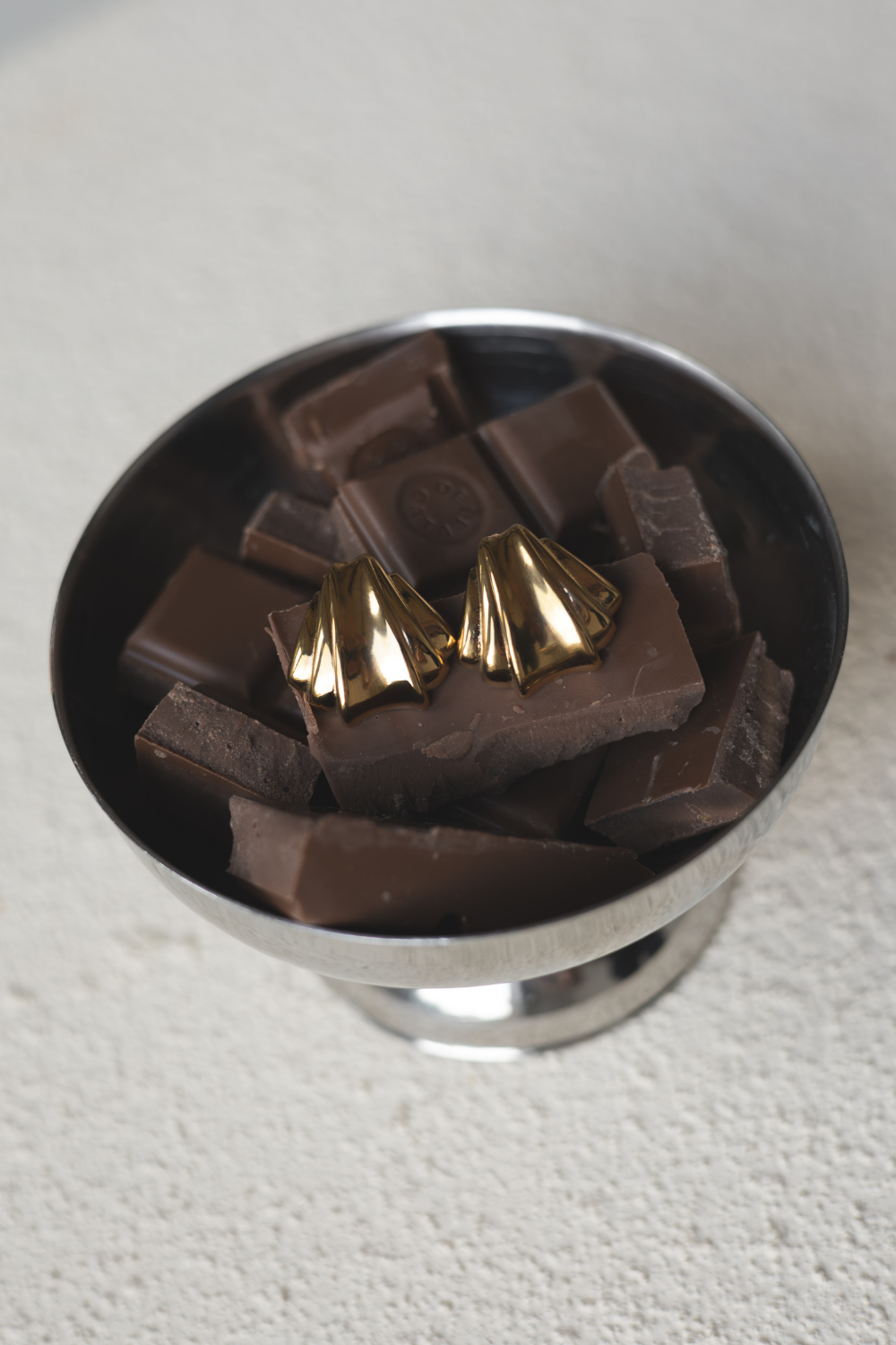 Sculpt earrings | Gold