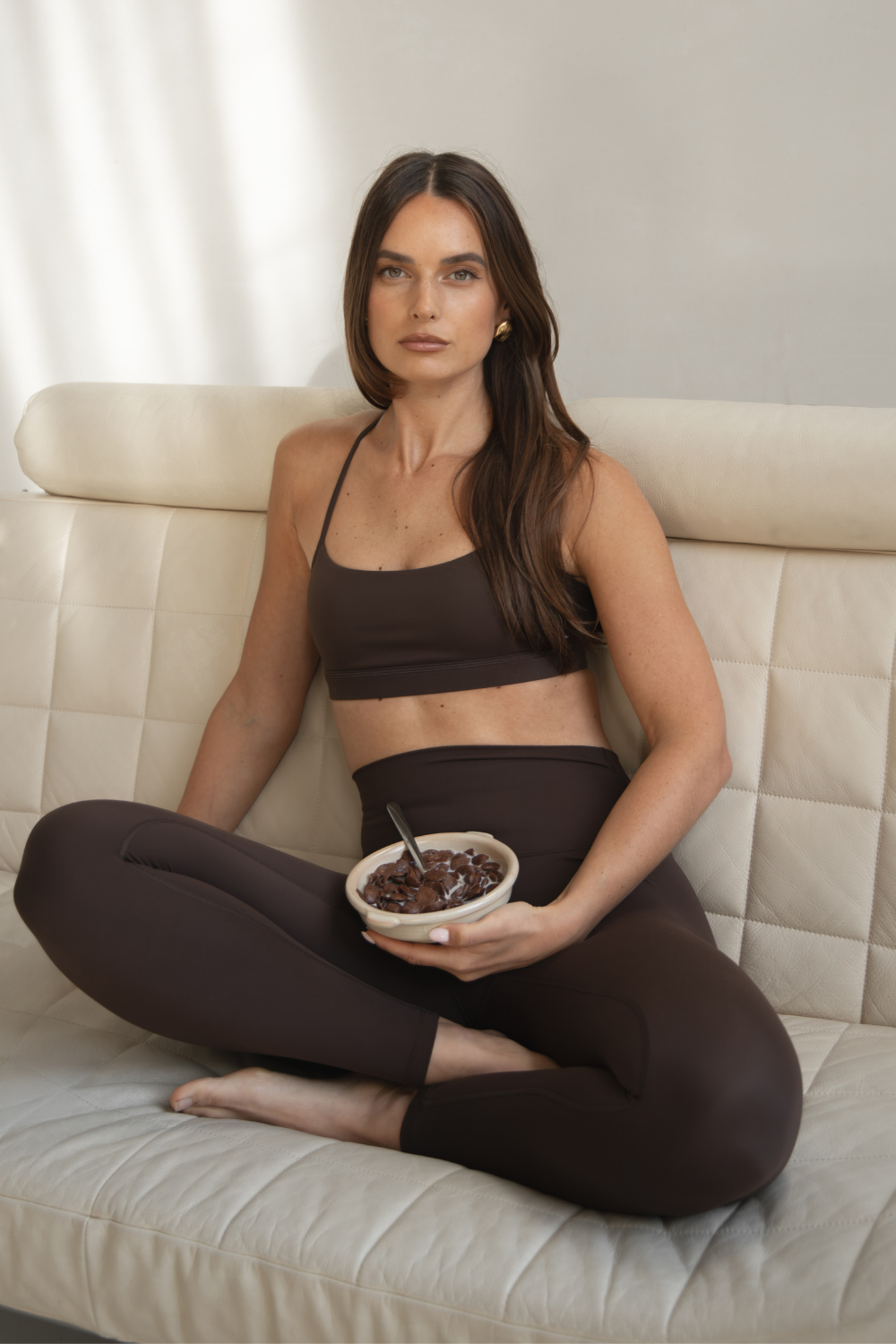 Capsule crop top | Brown